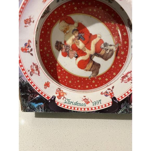 Santa Claus by Giordano Fine Porcelain Collectors Plate 1997 Christmas Westwood - Picture 4 of 6